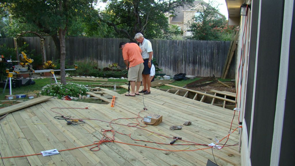 INSTALLING NEW DECK BOARDS